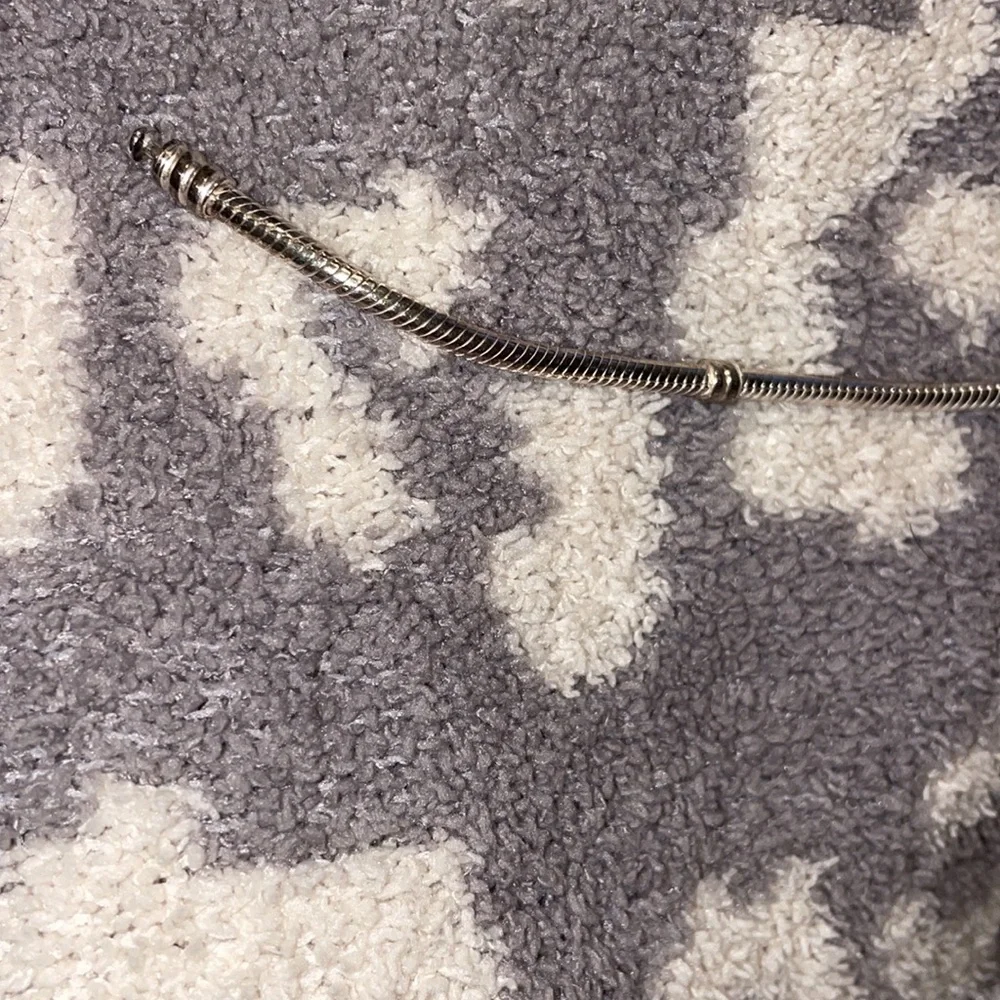 Pandora sterling silver 7 in classic bracelet - Picture 8 of 9